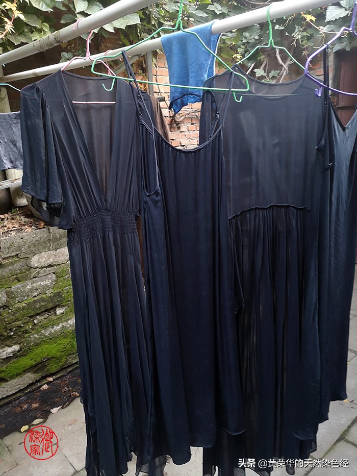黑色桑蚕丝裙子什么时间穿,纯植物染色100%桑蚕丝连衣裙