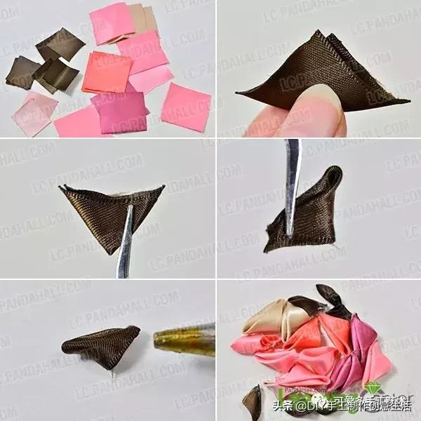 丝带做花带,做花带的教程