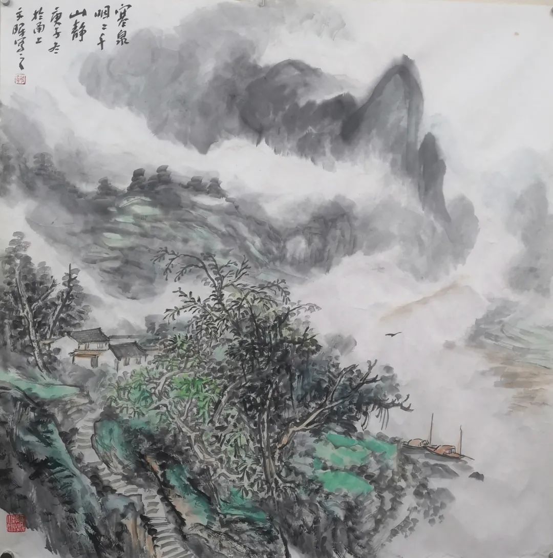 「艺展中国」汪文晖国画山水作品欣赏（2021迎春展）