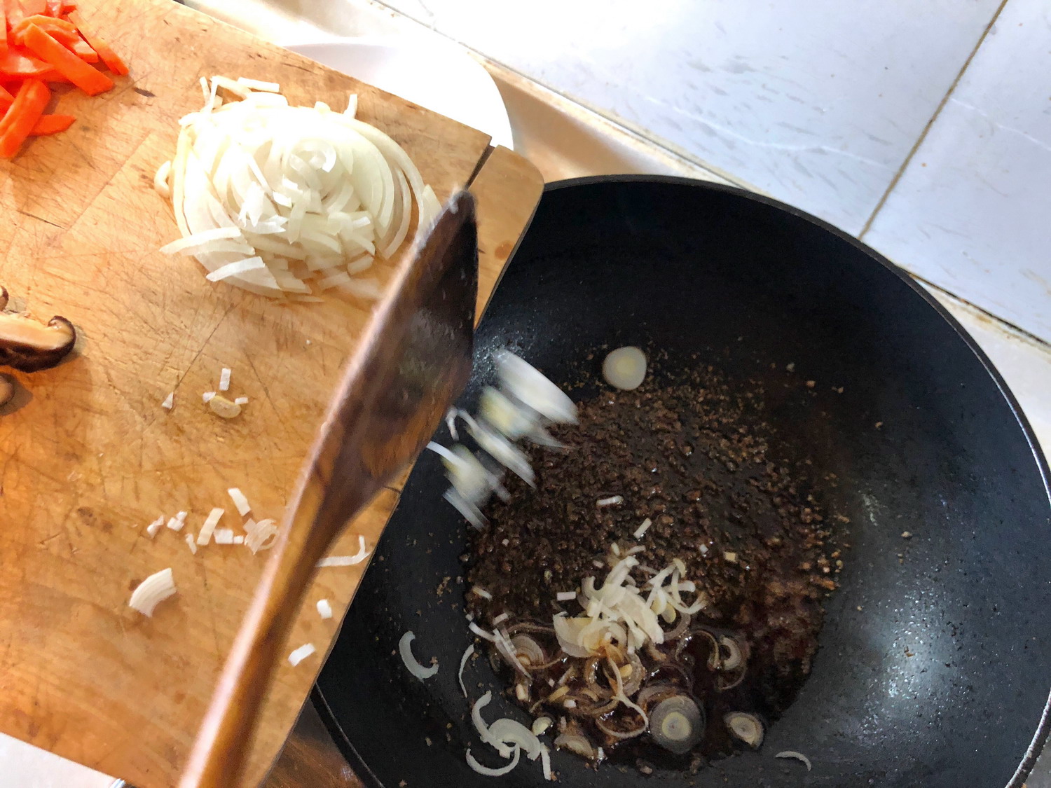 台湾炒米粉,台湾街头美食炒米粉