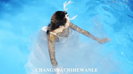 引爆星城!三亚仙气十足的水下摄影来长沙啦~湖南卫视率先取景