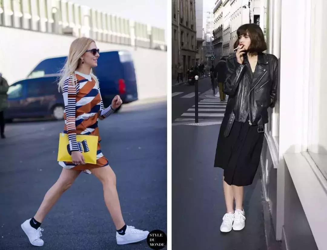 时髦就得穿高跟鞋？！nonono小白鞋也可以