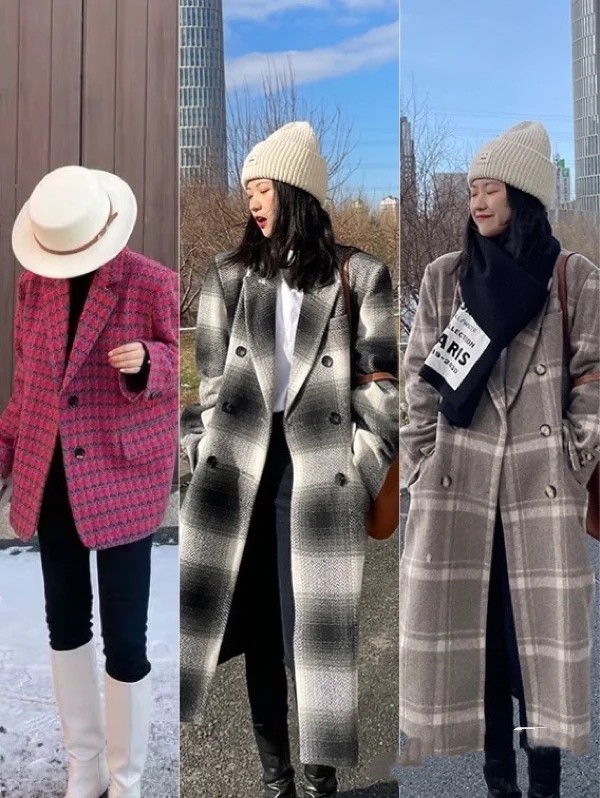 22套初秋洋气的韩系甜酷风穿搭,冬季不露腿韩系穿搭显瘦
