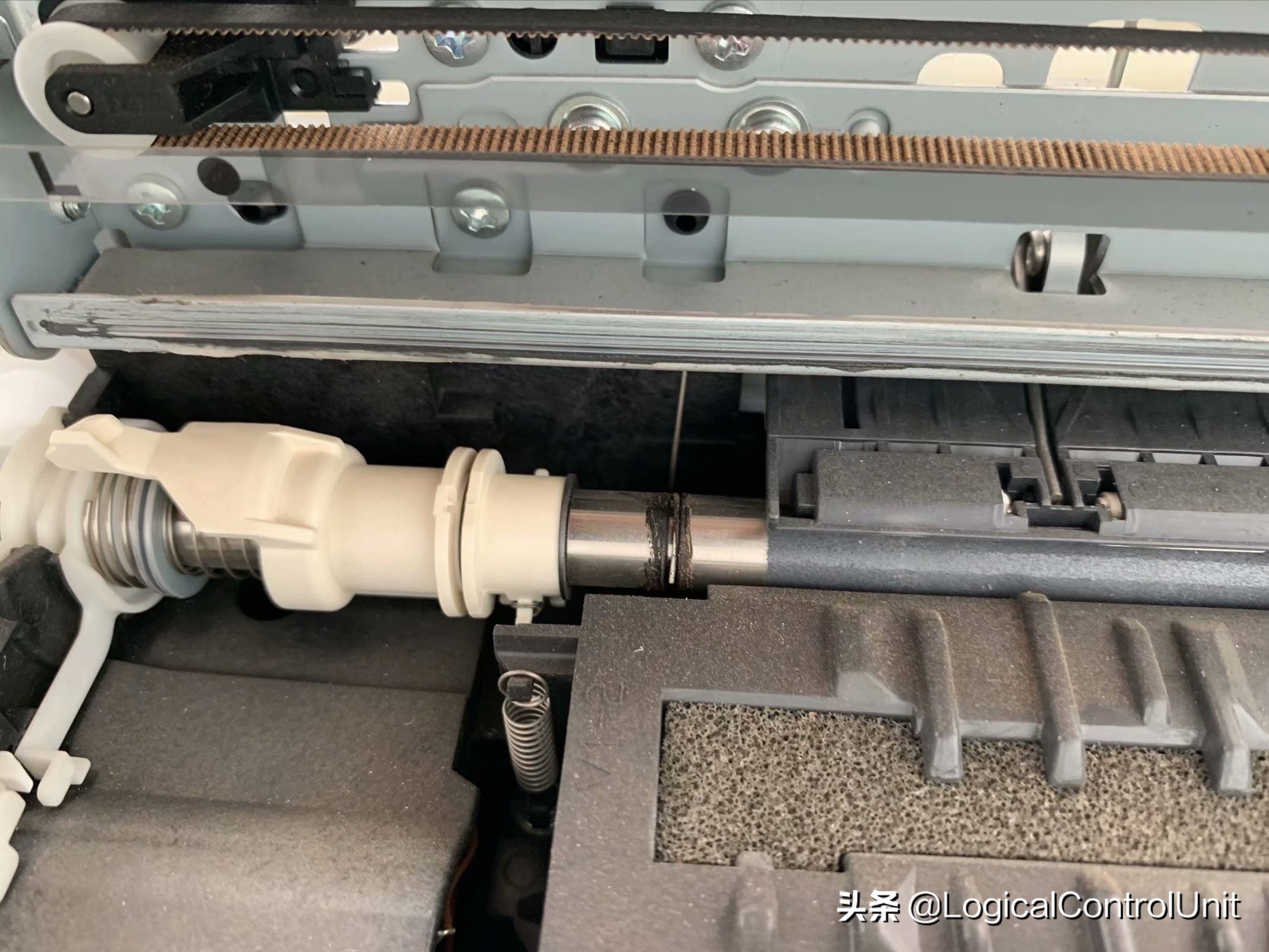 佳能彩色复印机拆机视频,佳能mx378打印机废墨仓拆卸