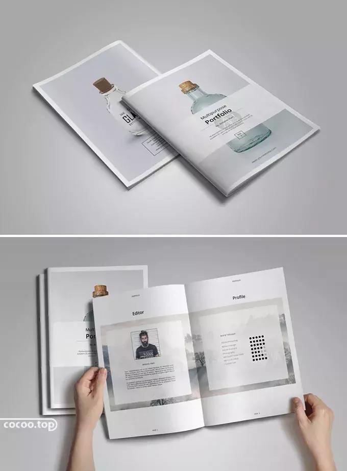 用网格做隔板,打破网格版式