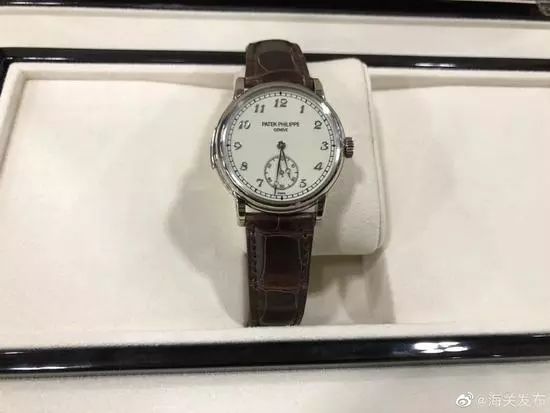 海关男子戴名表罚款137万,275万名表被海关拦下