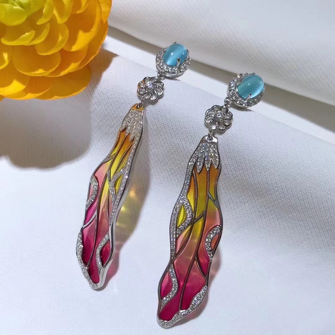 珐琅彩窗,空窗珐琅釉料的选择