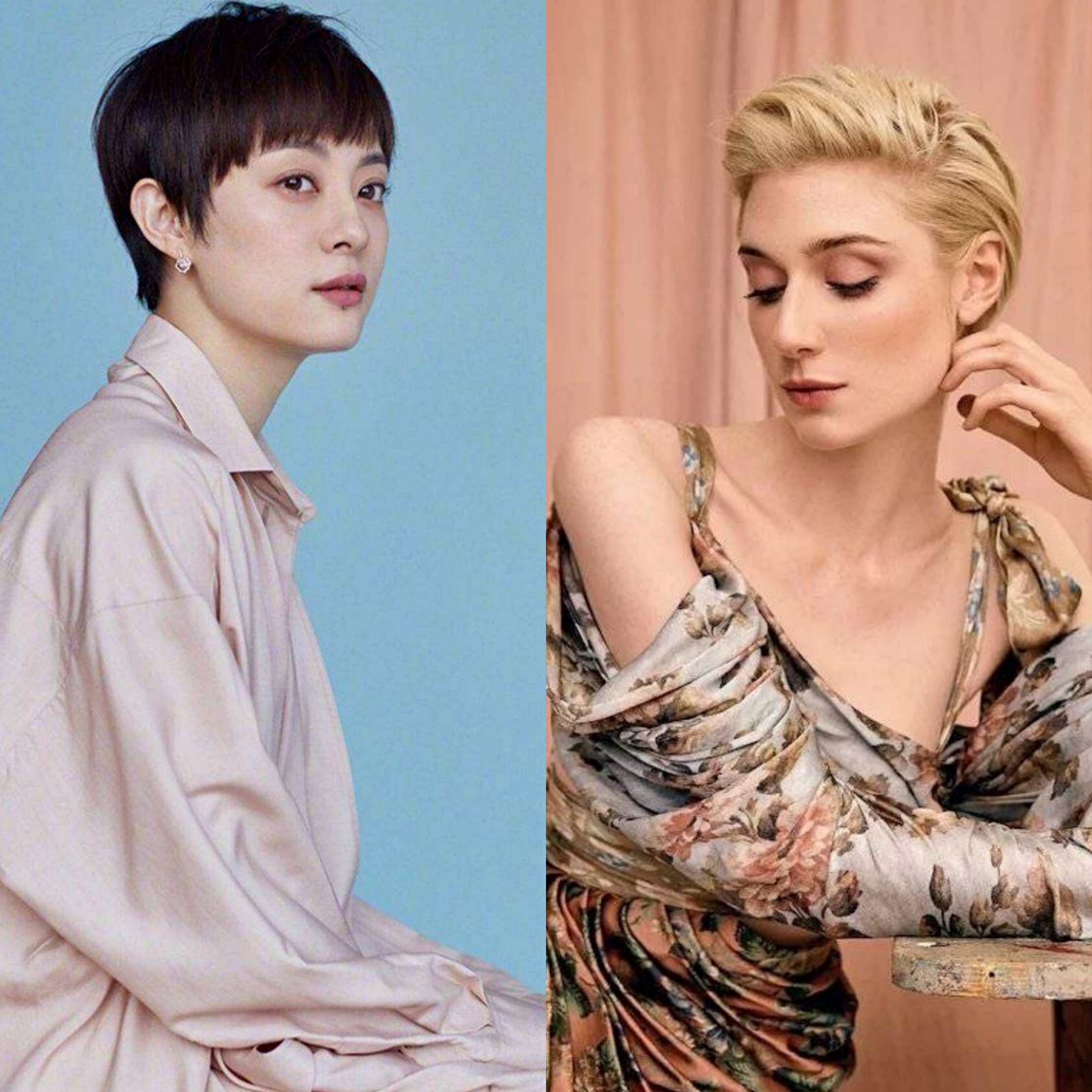 方形脸真的不适合黑长直吗,方形脸不好看吗