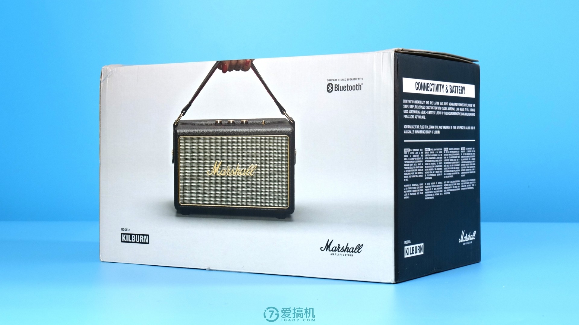 马歇尔kilburn音箱开箱,马歇尔marshallkilburnii音箱拆解
