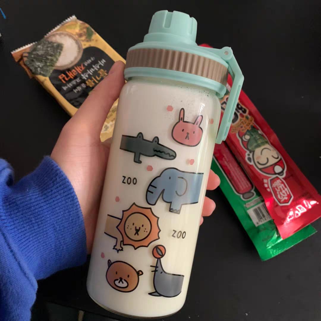 可爱的杯子伸缩吸管保温杯推荐,超可爱的吸管水杯小型保温杯