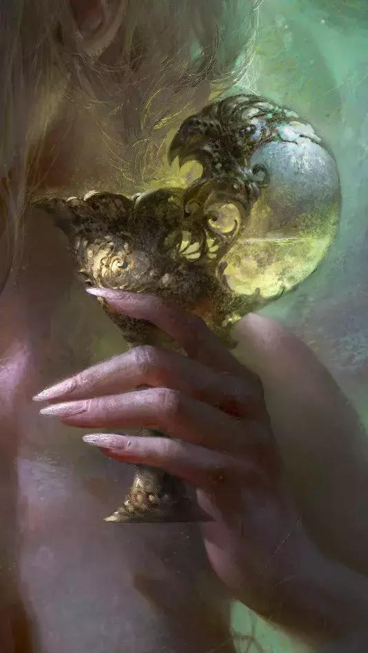 他的手绘原画太牛了,笔下美*欲人**欲飘仙,色调与笔感美煞无数网友