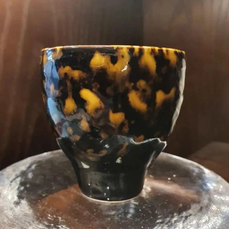 如丝的玳瑁釉,玳瑁釉火焰纹