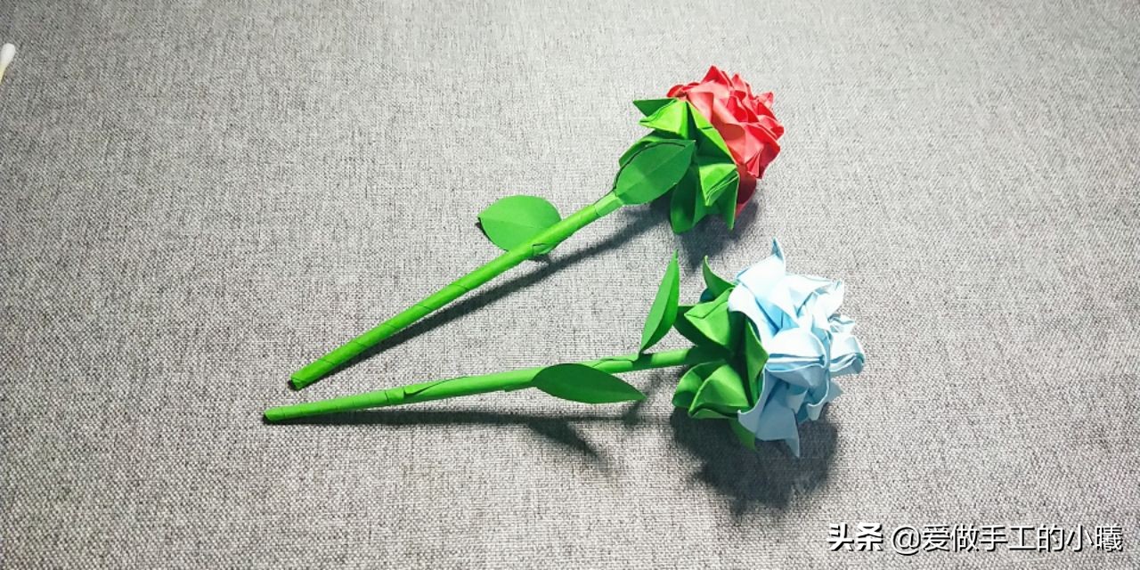 折纸王子折纸玫瑰花,折玫瑰花手工折纸简单教程