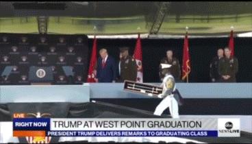 西点军校特朗普演讲,2020年美国西点军校特朗普演讲