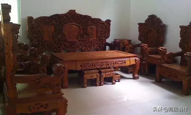 越南草花梨红木家具11件套价格,2009的越南酸枝红木家具价格