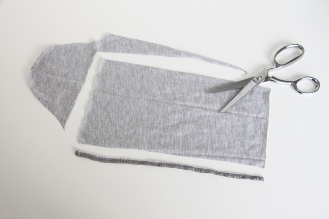 闲置t恤利用,长款t恤改造小妙招