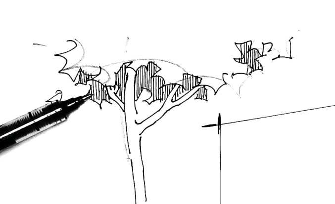 大师级绘画树的画法,树的简单绘画