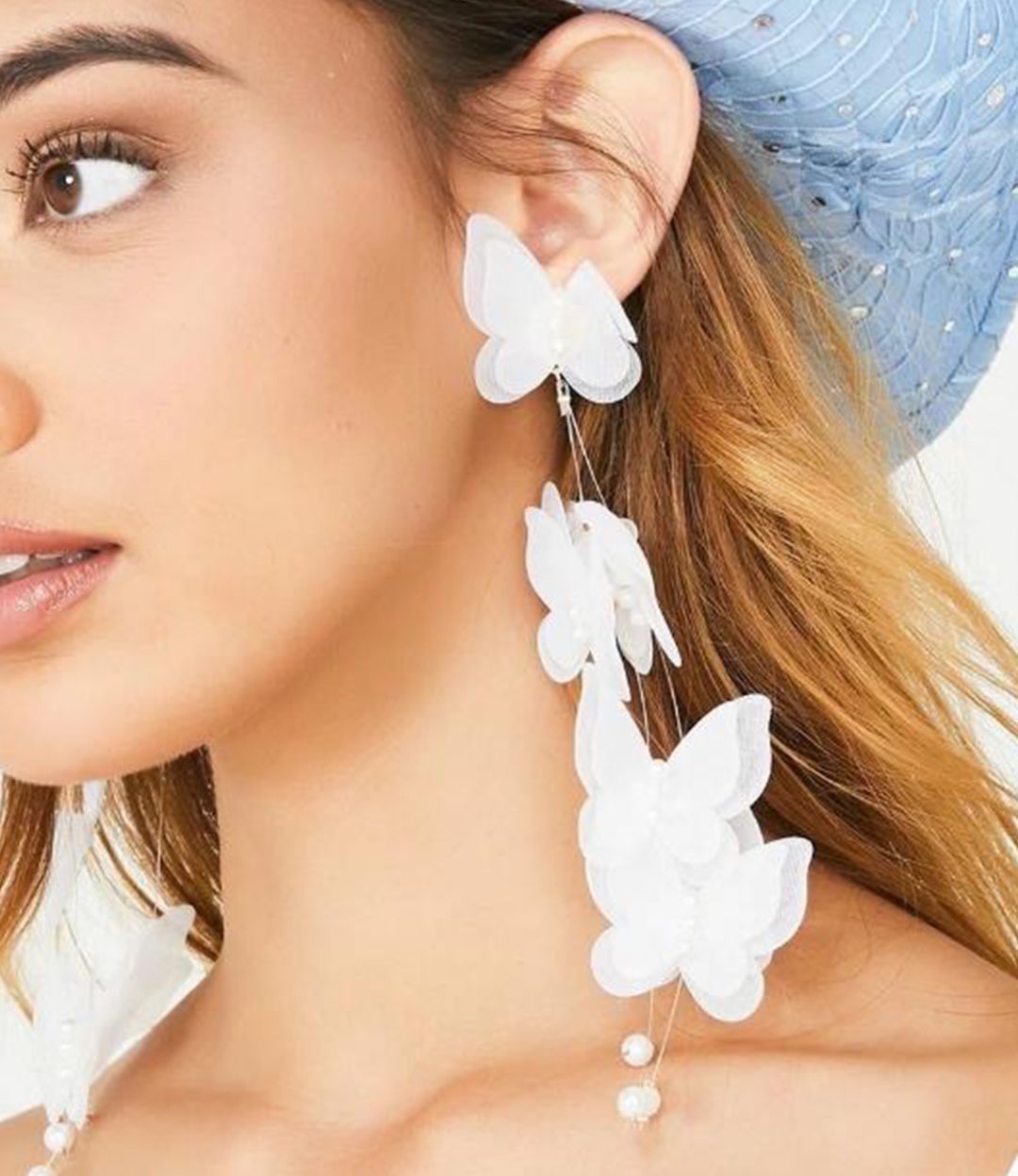 童年饰品金蝴蝶,童年土味发饰效果图