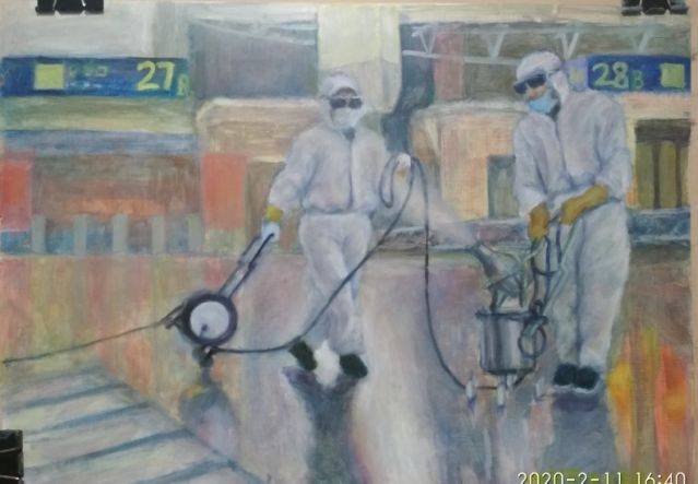 抗击疫情主题国画展,抗疫主题展览