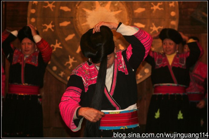 奇观：广西红瑶美女长发世界第一,图