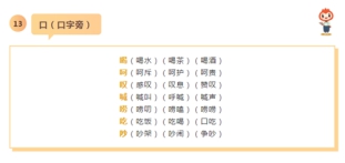 小学语文必掌握的偏旁部首汇总,1-6年级语文必背偏旁