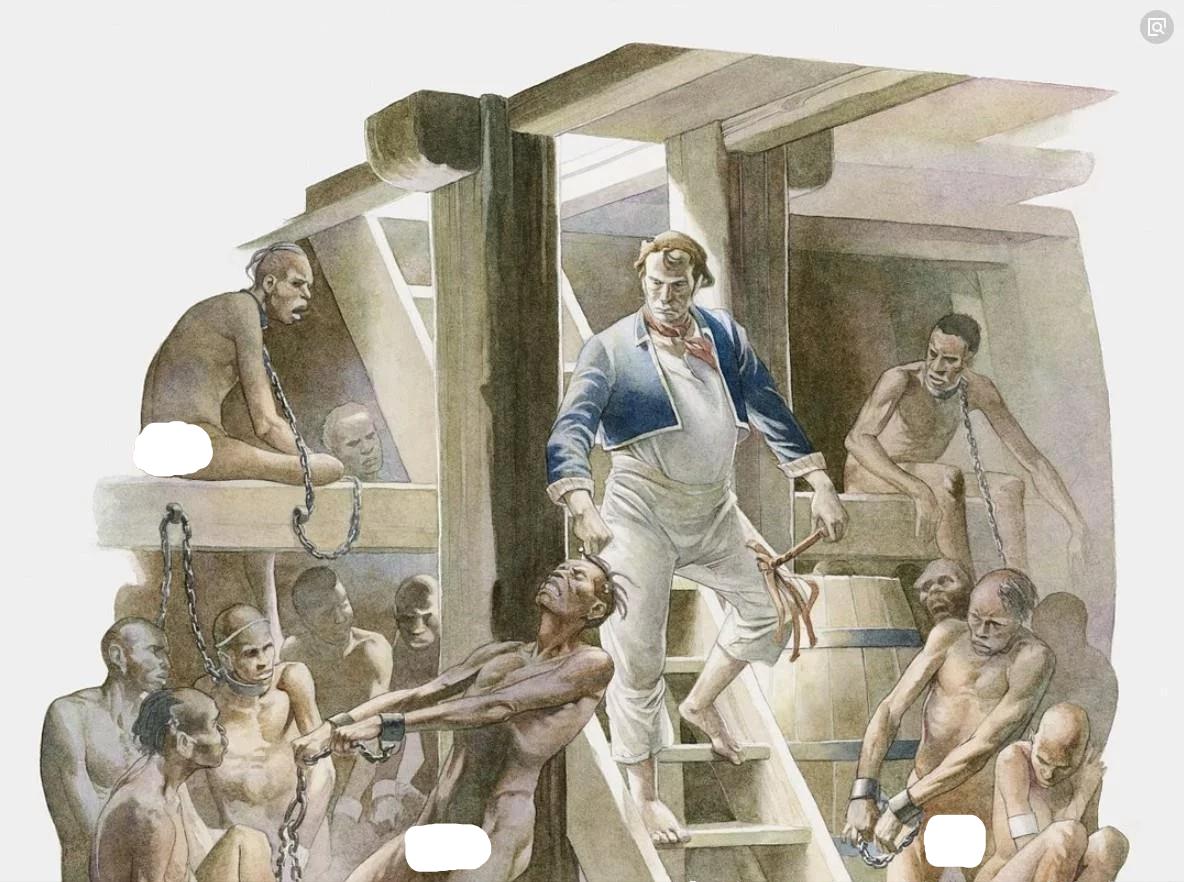 贩卖黑奴利润丰厚，但还想降低成本怎么办？奴隶贩子：把奴隶*光脱**