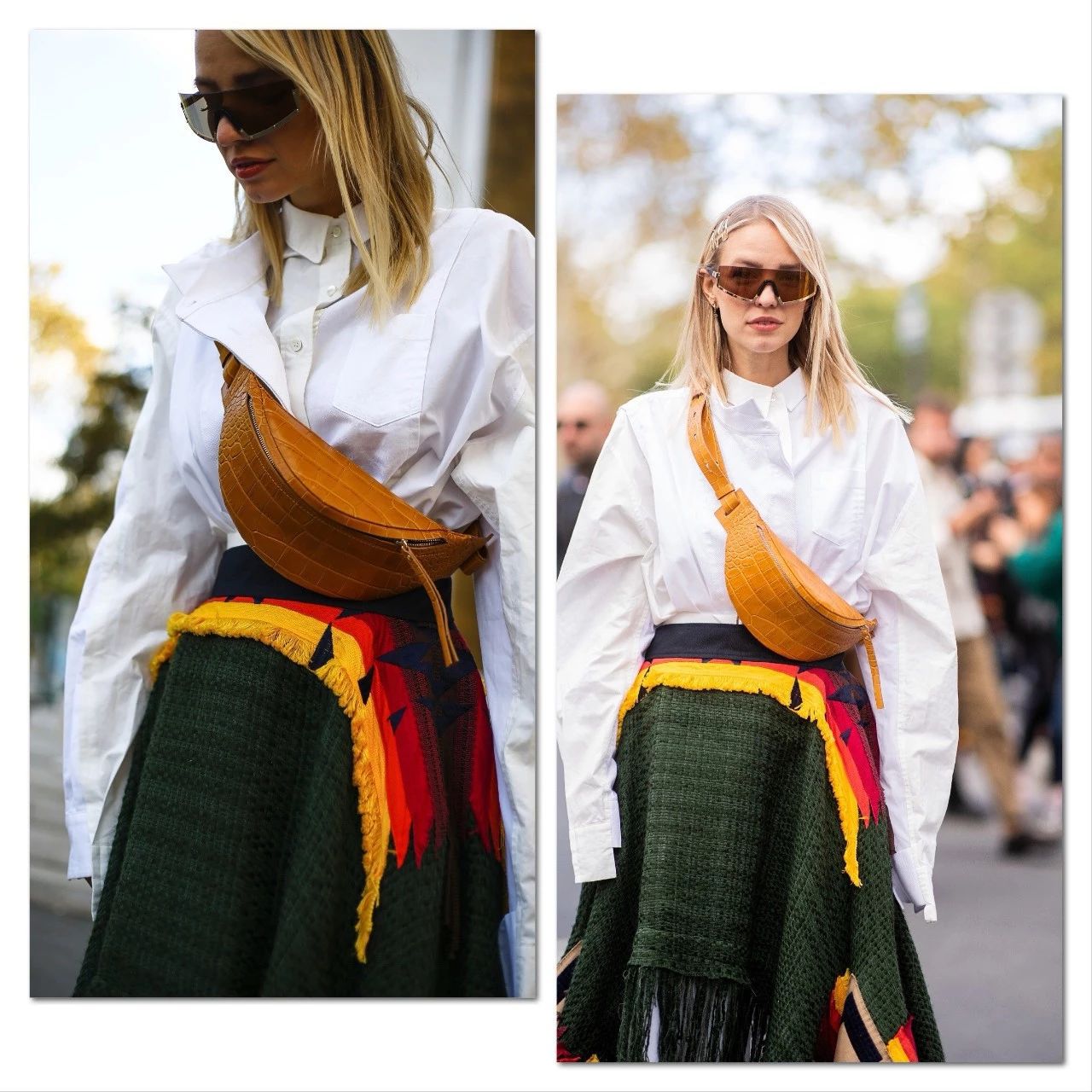 大衣配背包好看吗,大衣配短款包包显个高