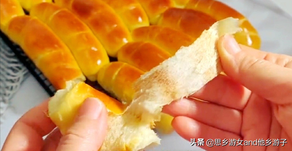 波兰种的牛角面包做法,波兰种牛奶吐司面包做法