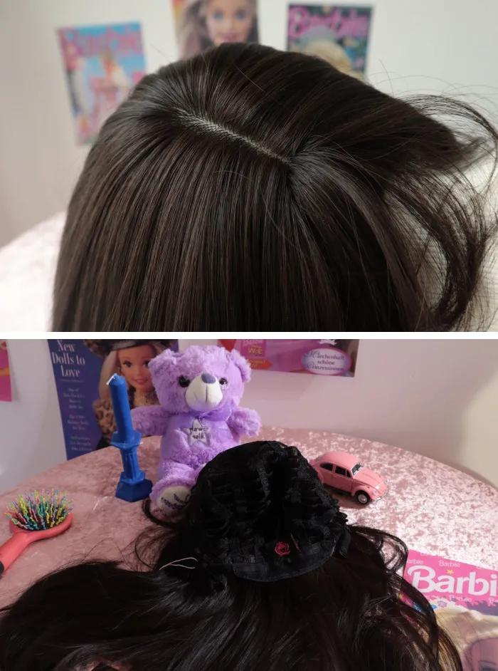 买100元之内的假发,几千元的假发实际效果