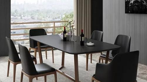 实木大理石餐桌长方形,实木大理石餐桌价格