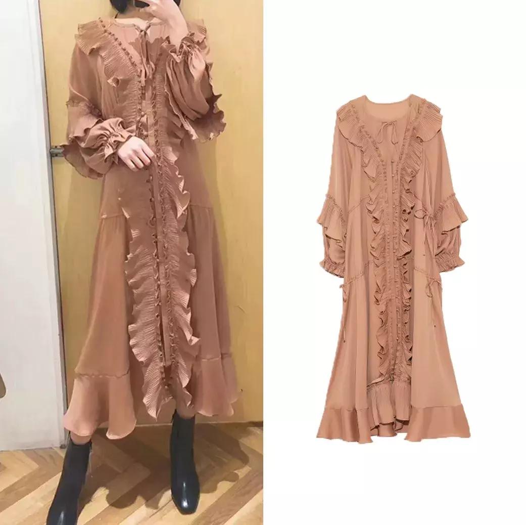 夏季初恋法式复古气质长裙,温柔风初恋系连衣裙冬季穿搭