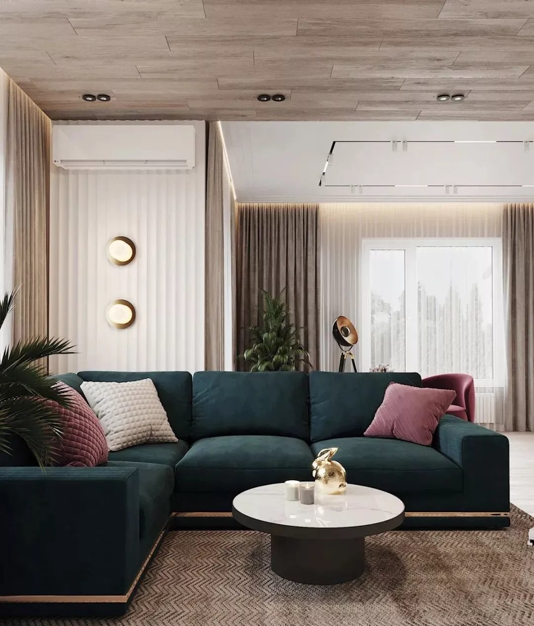 餐厅轻奢风格设计,意式轻奢风餐厅效果图