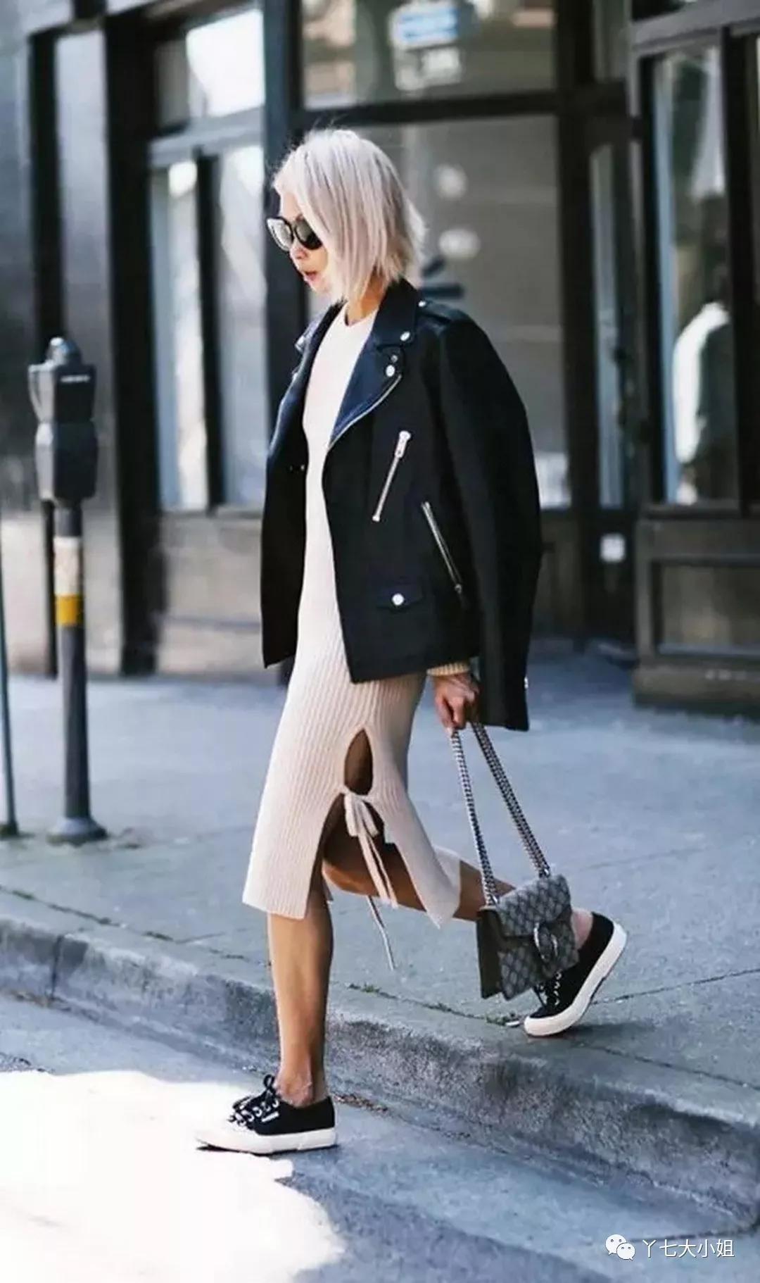 针织裙可以让你大方又得体,针织裙冬款气质减龄洋气