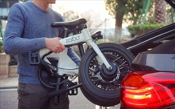 后备箱折叠电动车哪种骑着不累,车上可折叠电动车