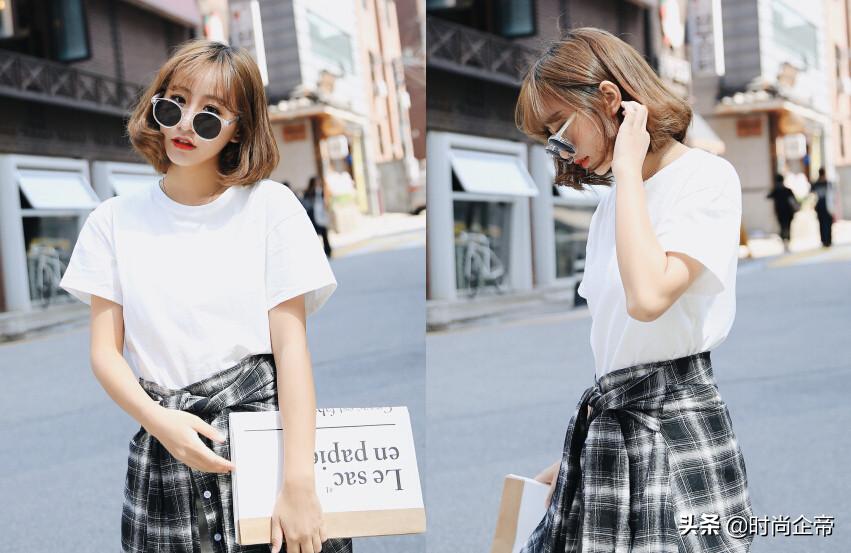 最近很火的空气刘海发型,减龄空气刘海发型