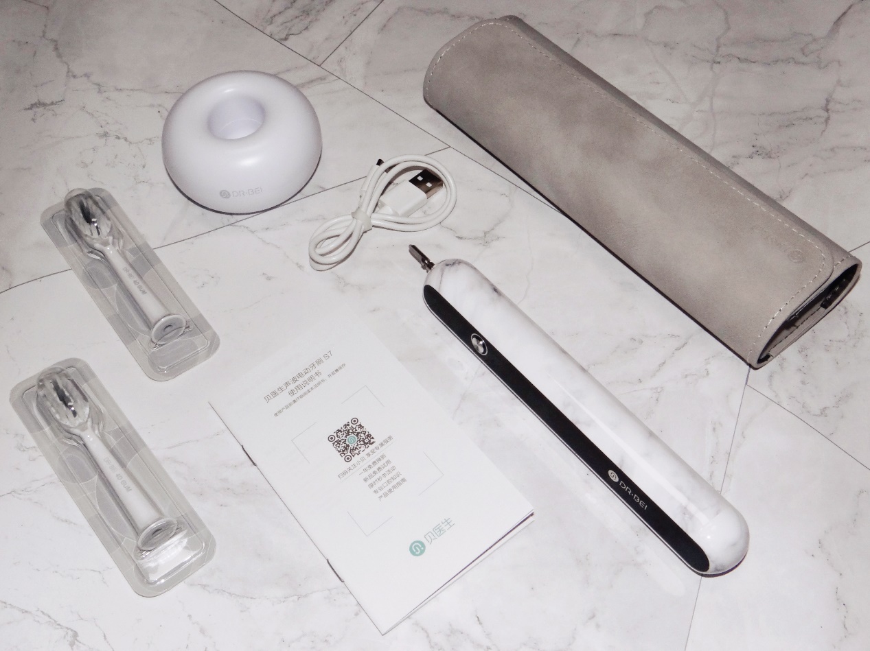 贝医生声波电动牙刷z3,贝医生声波电动牙刷开箱测评