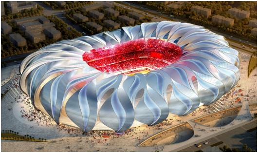 恒大足球场美景,吃喝玩乐一条龙山庄