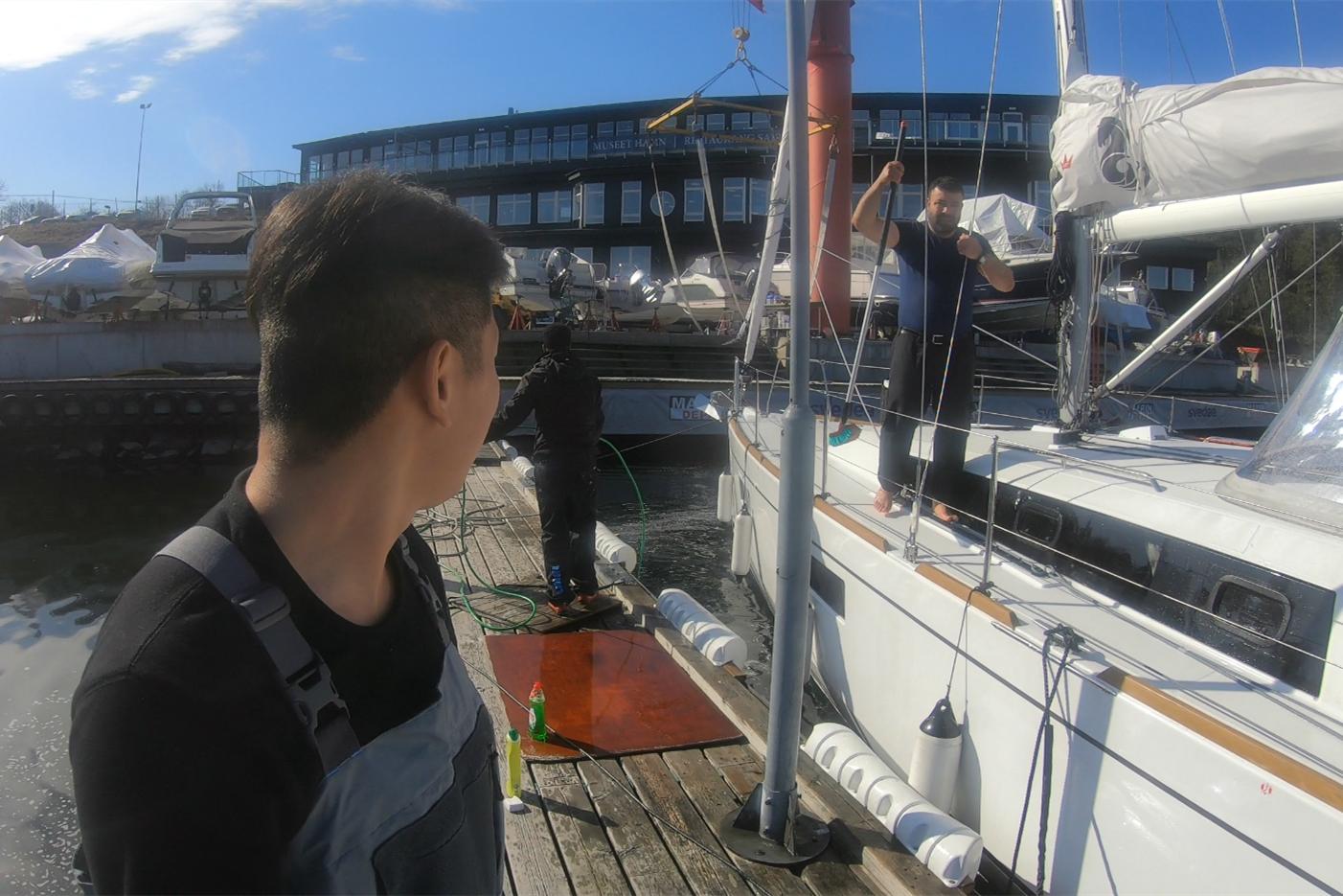 中国小伙的航海日记（二）：两个菜鸟闯北欧，被困极寒波罗的海