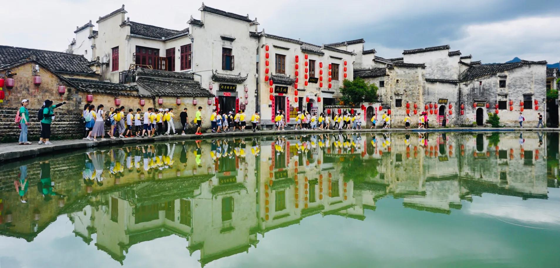 航拍下的宏村有多美,宏村旅游攻略一镜到底