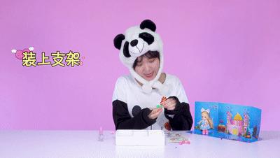 超可爱粉嫩的小饰品小伶玩具,小伶玩具手工diy学习用品能吃的