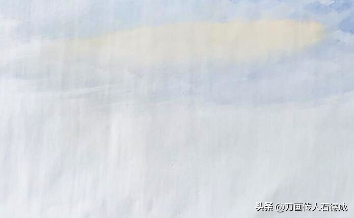 水墨画雪景简单的画法,刀画雪景