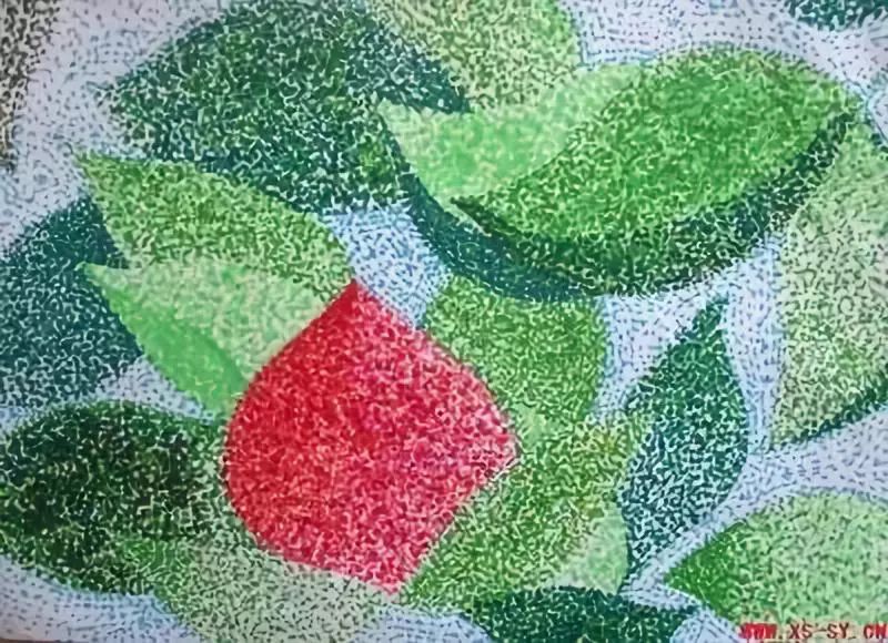 印染手工制作,印染拓印画