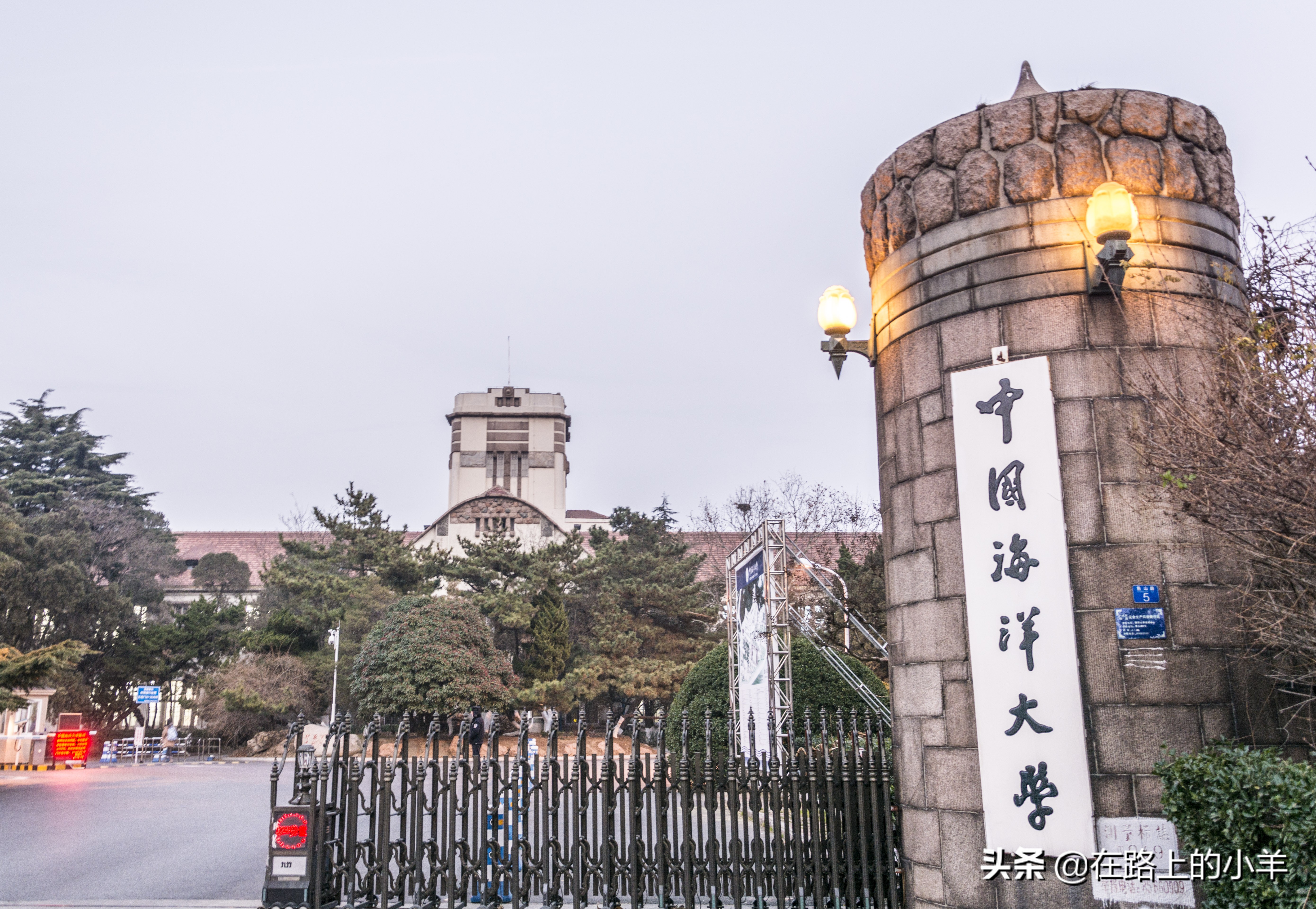 旅游青岛最好的海洋大学，校区风景果然漂亮，可惜一直被游客忽视