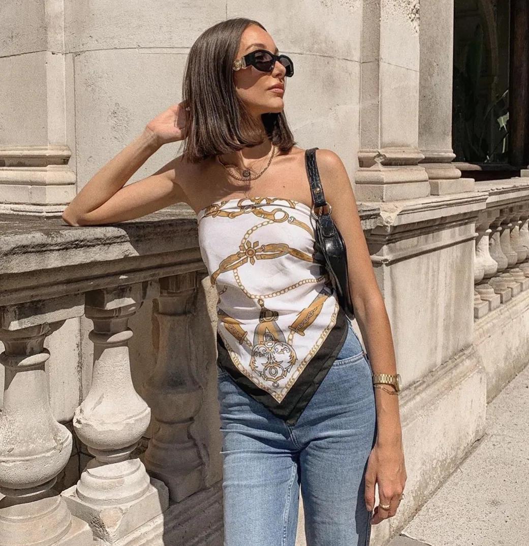 长丝巾古装系法3米长1.5米宽丝巾,长条丝巾配衬衣的系法简单又漂亮