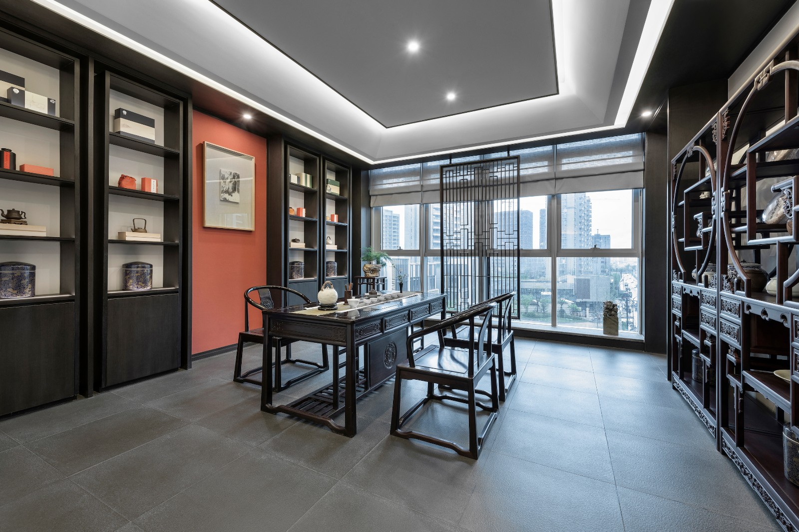 极简中式禅意房子设计,130平米禅意新中式设计