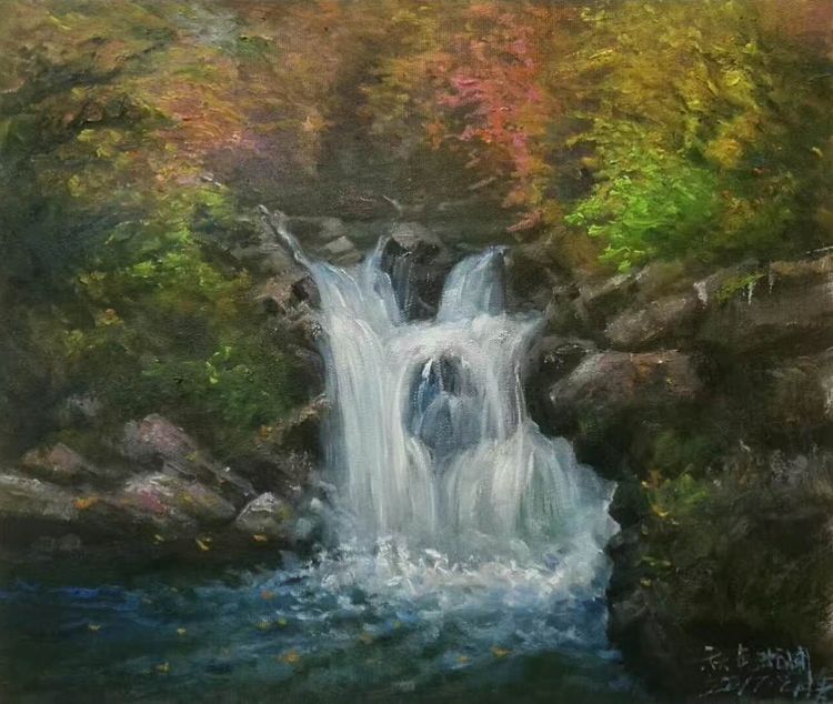 中国小幅油画作品大展作品集,三峡丹青油画作品