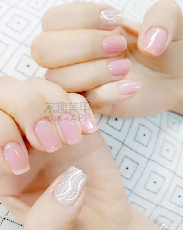 韩式水波纹,正宗的水波纹