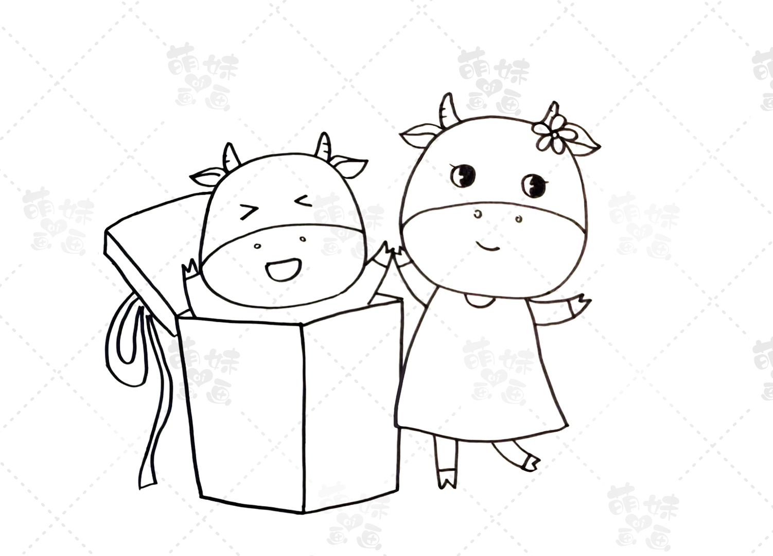 春节的主题画2022简单又漂亮,春节的画简单又好看2021年的