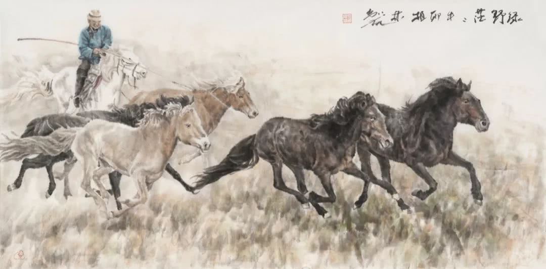 郑柏林人物画欣赏,郑柏林国画作品