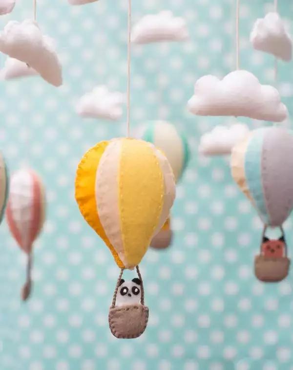 幼儿园气球手工贴画,气球创意手工